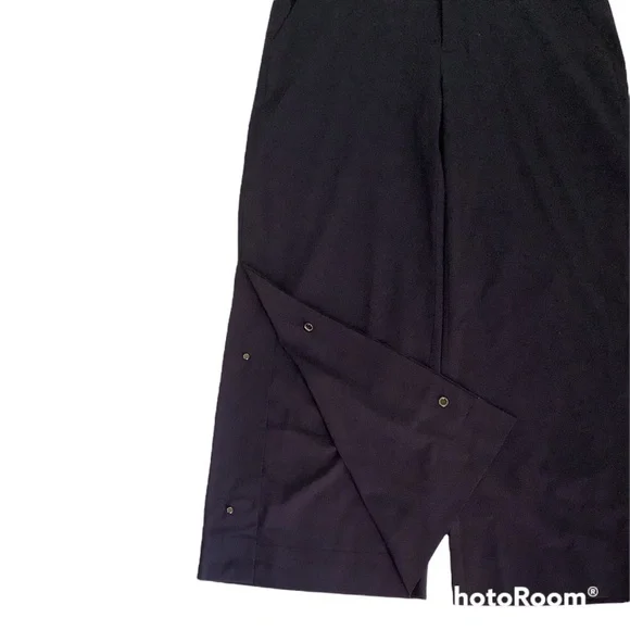 Athleta Navy Blue Tribeca Size 4 Rare Mid Rise Semi-Fitted Crop Pants - Picture 6 of 9